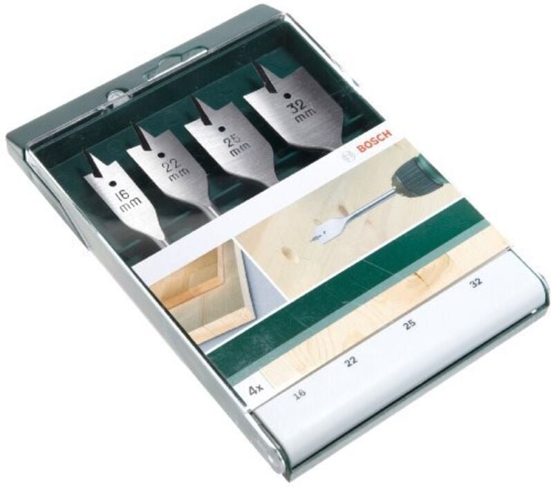 Thumbnail - Flachholzbohrer: Set 4 Stück: diy Bosch 2609255275