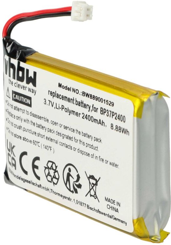 Vhbw - Akku kompatibel mit Dogtra pathfinder trx, pathfinder Hundehalsband Hunde-Trainer (2400 mAh, 3,7 v, Li-Polymer)