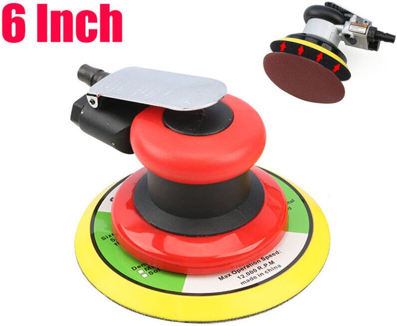 Vtizikl Professionnel Ponceuse excentrique à air comprimé, polisseuse pneumatique à double action haute performance mini...