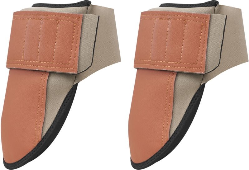 Mophorn - Robuste Knieschoner aus Leder für die Arbeit, maschinenwaschbar, bequeme Passform für Garten-, Boden- und Rein...