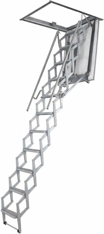 Elek. Bodentreppe : Deckenöffnung 80x120cm - ELEC80/120-275