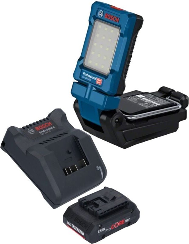 Bosch gli 18V-800 Professional Akku Leuchte 18 v 800 lm + 1x ProCORE Akku 4,0 Ah + Ladegerät