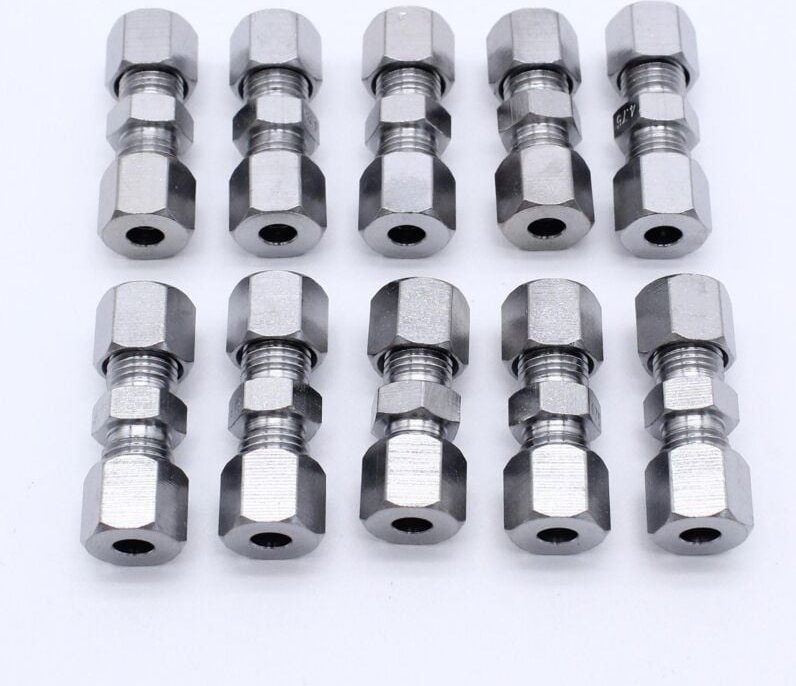 Linghhang - 10x Bremsleitungsverbinder für 4,75mm Bremsleitung ohne Flanschanschluss