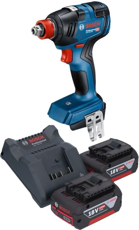 Bosch gdx 18V-200 Professional Akku Drehschlagschrauber 18 v 200 Nm Brushless + 2x Akku 4,0 Ah + Ladegerät