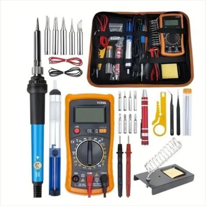 Multimeter Digitalmultimeter, 18-teiliges Set, automatisches Digitalmultimeter, professioneller elektrischer Tester