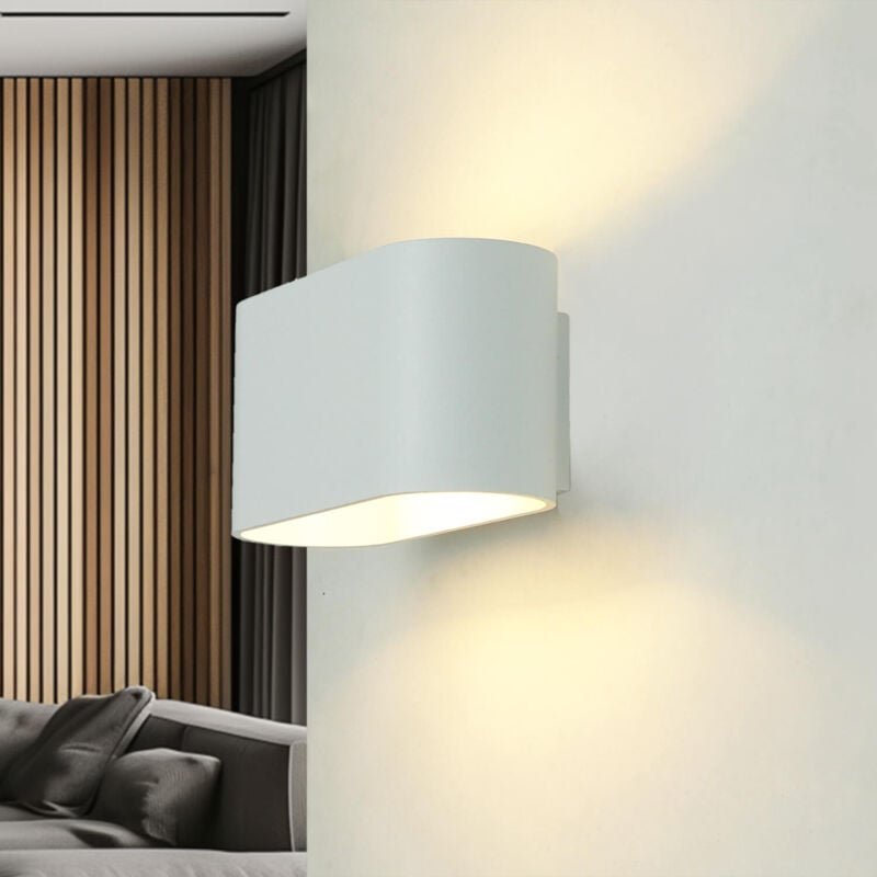 Licht-erlebnisse - Wandleuchte Aluminium Up Down 16 cm breit Weiß G9 länglich Modern