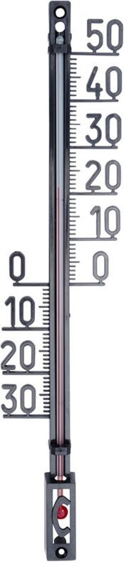 Schwarzes Außenthermometer 27 cm