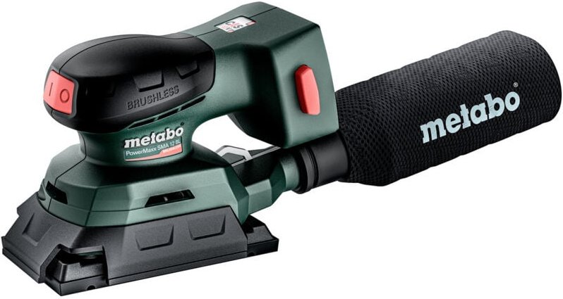 Metabo - Akku-Sander PowerMaxx sra 12 bl mit 80x133mm Schleifplatte in x 215