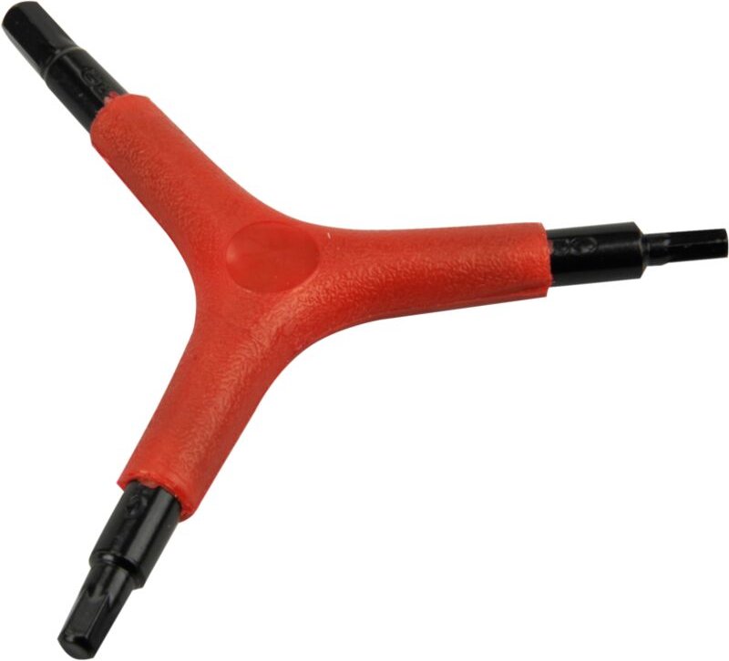 Fischer Fahrrad - Fischer Dreiarm-Innensechskant-Schlüssel 4/5/6 Fahrradwerkzeug & Flickzeug