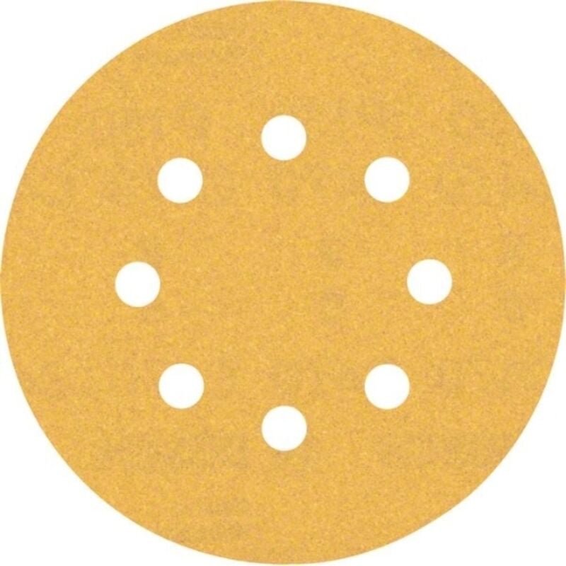 Bosch 50x Expert C470 Schleifpapier mit 8 Löchern für Exzenterschleifer 125 mm G 150 - 2608901120