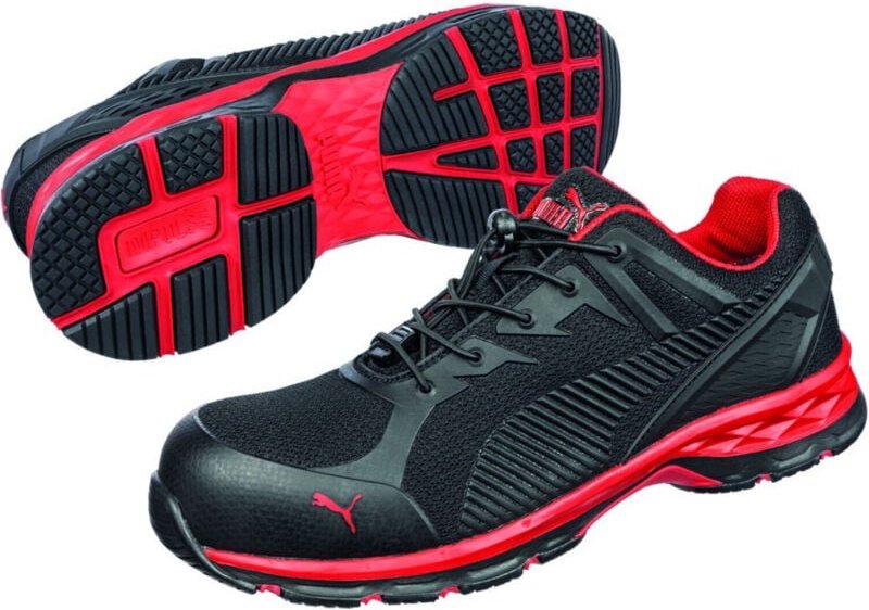 Thumbnail - Puma Safety Shoes - puma Halbschuh 643890 S1P esd schwarz/rot Gr. 46