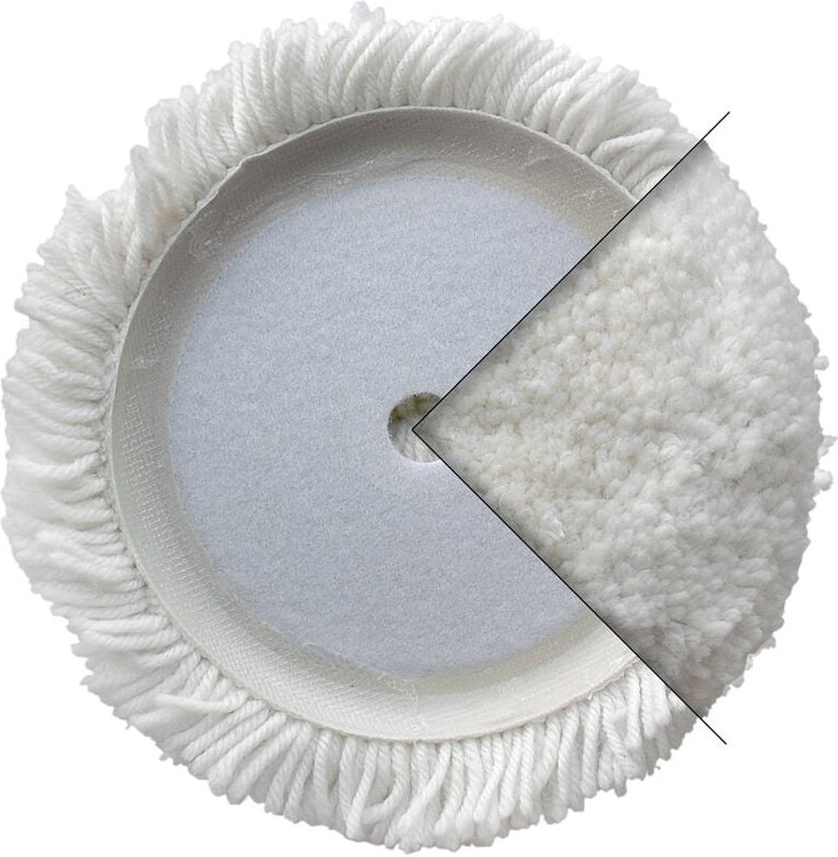 Gedrehte Wollscheibe 200 mm zum Polieren Fervi vla200