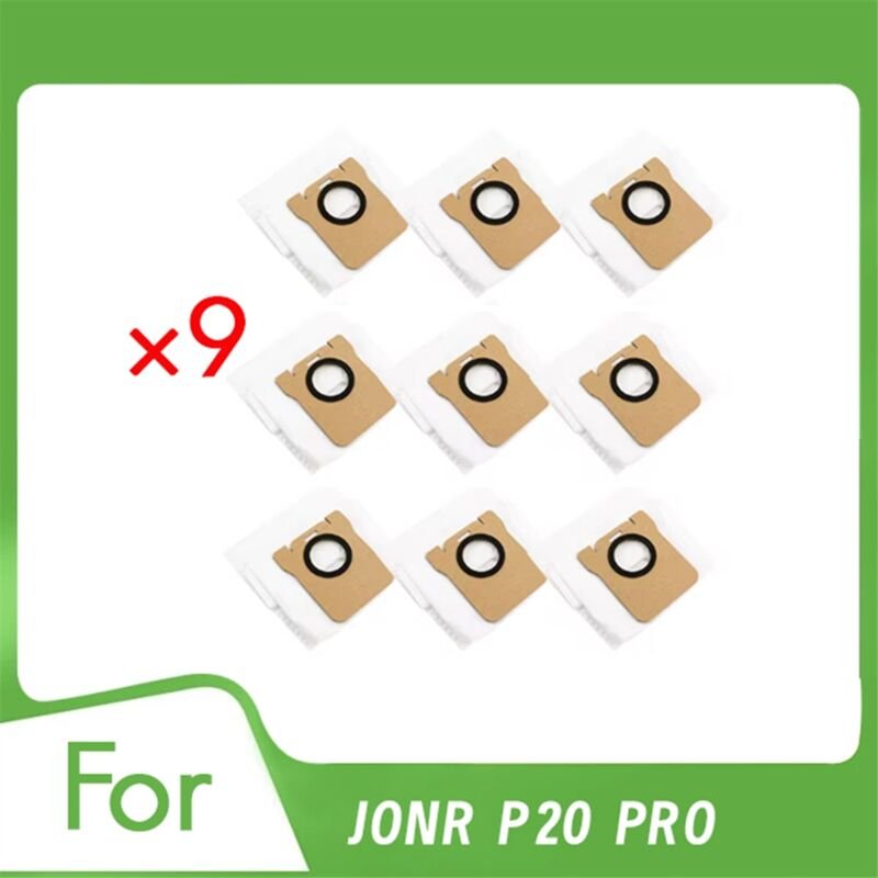 9-teiliges Staubbeutel-Kehrmaschinen-Zubehör Verbesserte Reinigungseffizienz