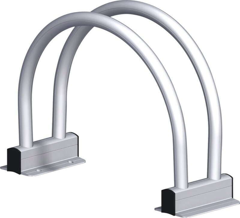 Fahrradständer 250 x 110 x 365 mm Fahrradhalter Bodenhalter - Alfer