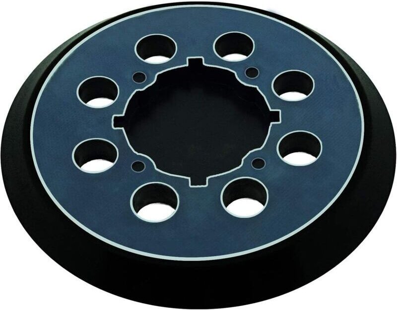 Zoll (12,7 cm) Schleifscheibenhalterung mit 8 Löchern und 4 Schraubenlöchern, selbstklebend, schwarz, kompatibel mit Dew...