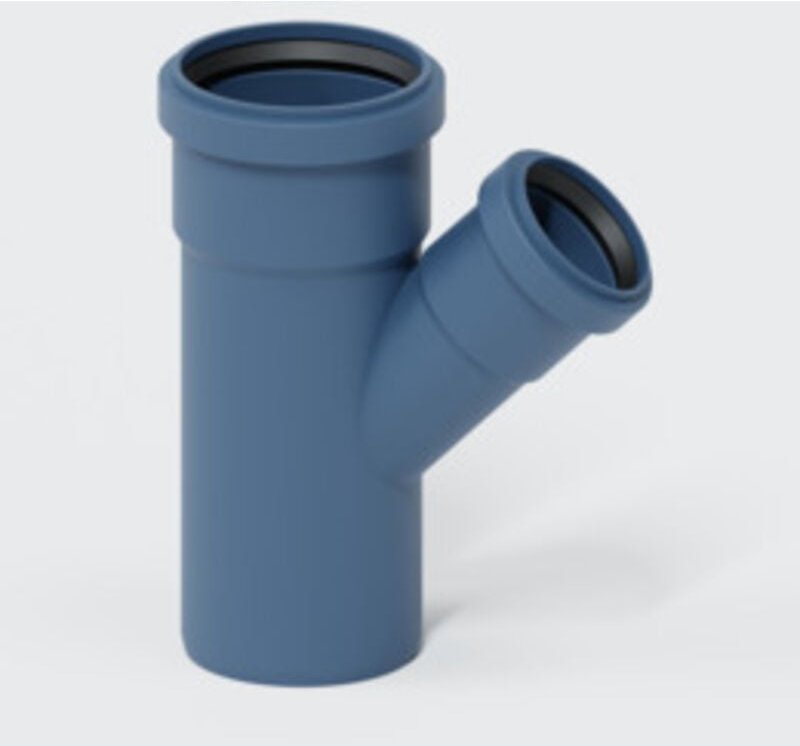 Abzweig pkea Polo-Kal ng dn 75/50 45Grad