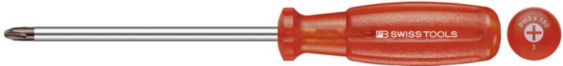 PB Swiss Tools Schraubendreher, für Phillips, mit "Multicraft"-Kraftheft, Kreuzschlitzgröße 1