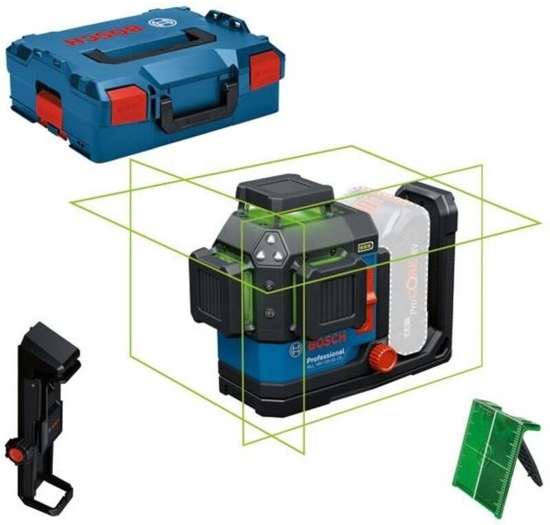 Bosch Linienlaser gll 18V-120-33 cg Tafel dk 20 l-boxx solo