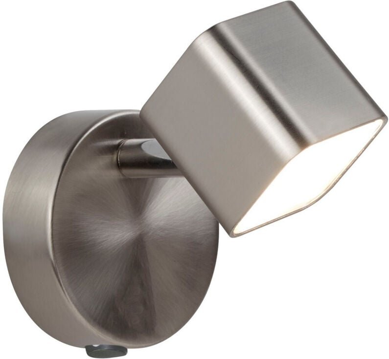 Searchlight Quad Spotlight Wandleuchte Satin Silber Metall
