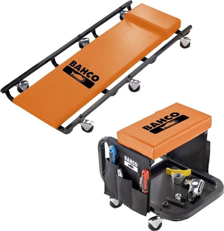 Rollliege und Arbeitssitz im Satz - Bahco