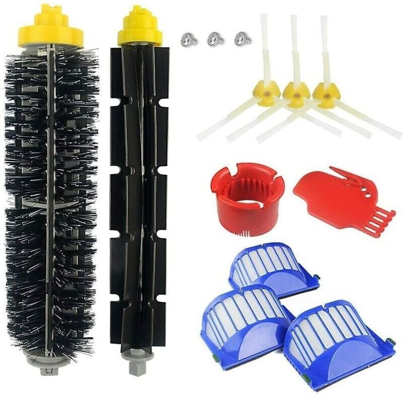 Crediri Bürsten- und Zubehörset für iRobot Roomba 600 Serie 605 610 616 620 625 630 631 632 639 650 651 660 670 680 681 ...