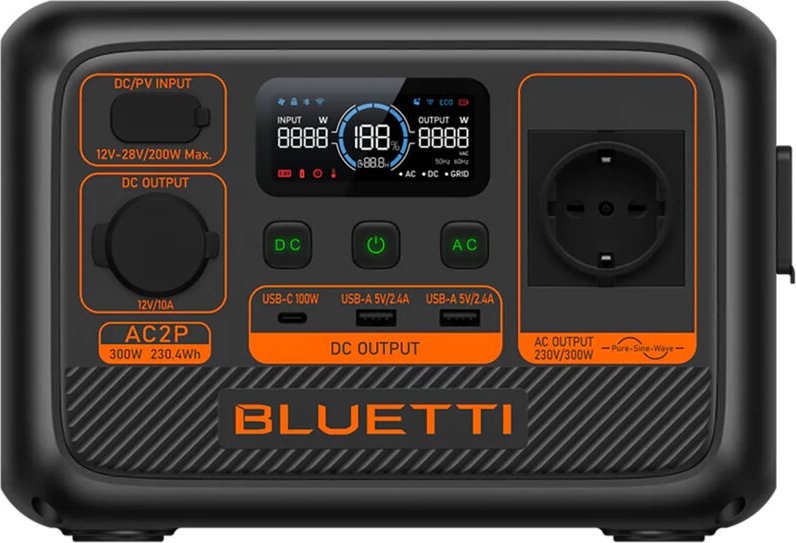 AC2P Portable Powerstation schwarz Powerstation - Bluetti