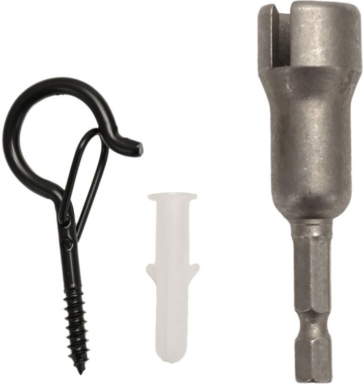 Tlily - 50er-Pack Schraubhaken für Lichterketten im Freien, q Hangers Light Outside, Hängekorb für die Terrasse