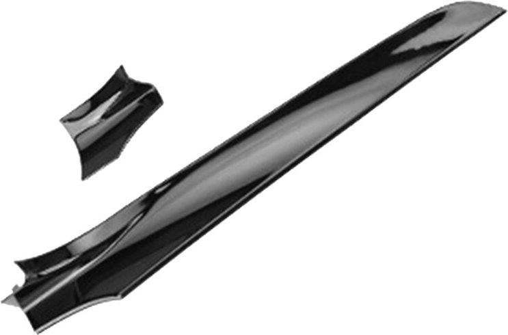 Tlily - Auto Center Control Panel Dashboard Streifen Trim für c Klasse W205 C180 C200 X253 GLC260 2015-2022 Schwarz