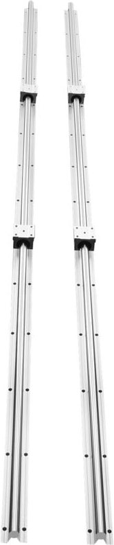 Linearführungsschienen Set, SBR20 2200mm, 2 pcs 86.6 in Führungsschienen mit 4 pcs SBR20UU Gleitblöcken, Ideal für cnc R...