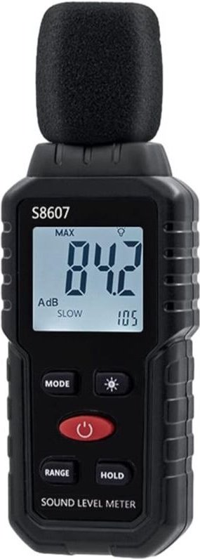 Digitales Schallpegelmessgerät von Tigrezy, Messbereich 30–130 dB, Schallpegelmesser zur Lärmmessung, geeignet für Klass...