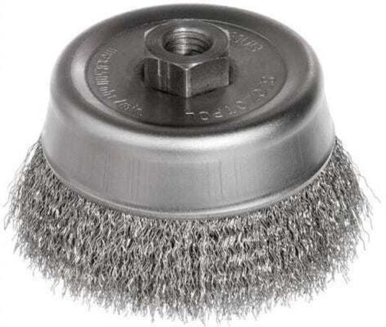 Gewellte Manschettenbürste 120 mm, M14-Gewinde