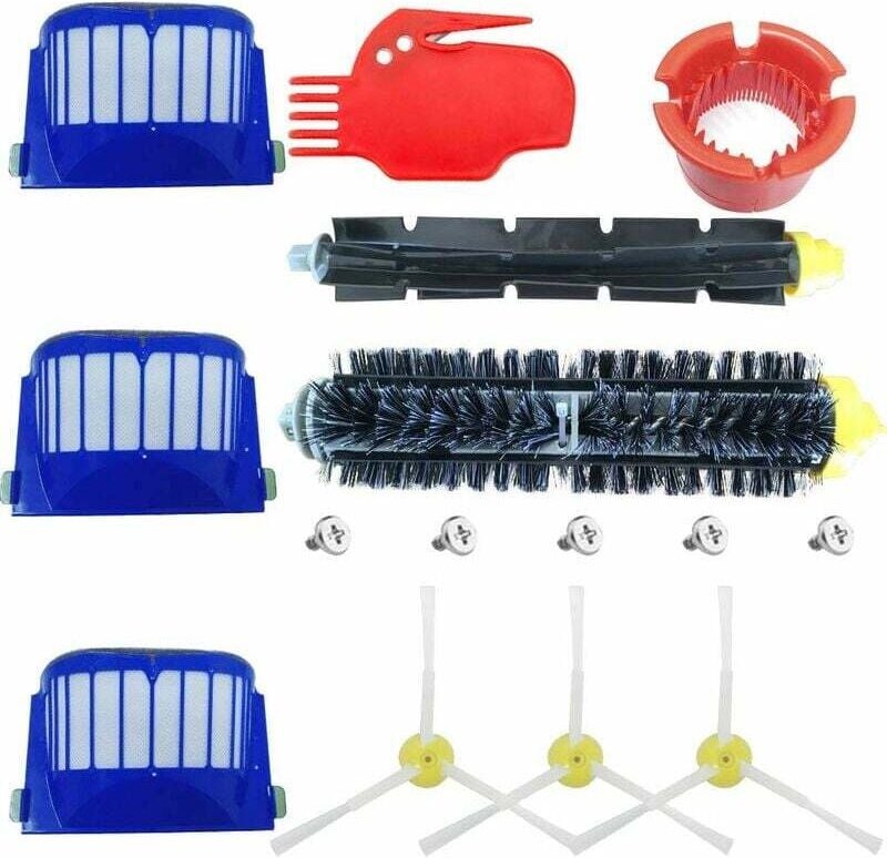 Zubehör für iRobot Roomba 600 Serie Wartungsset mit Bürsten und Filtern für 600 605 610 615 616 620 621 625 630 631 632 ...