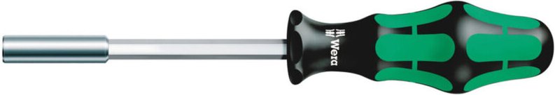 812/1 Bits-Handhalter, mit starkem Dauermagnet, 1/4' x 120 mm - Wera