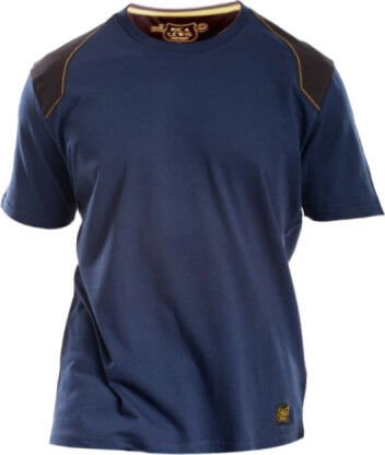 RICA LEWIS Verstärktes T-Shirt - Männer - Größe S - Bio-Baumwolle - Blau - WORKTS