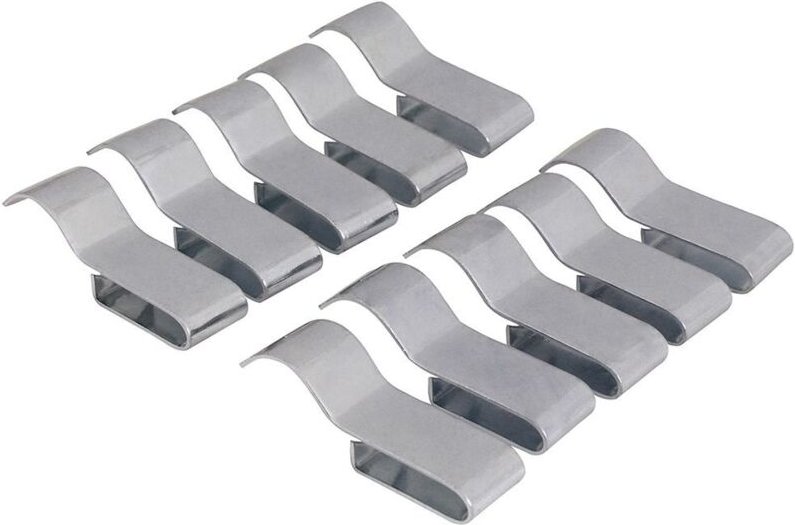 LAS Kabelklemmen 12 x 43 mm verzinkt 10 Stück Kabelhalter Fixierung Kabel