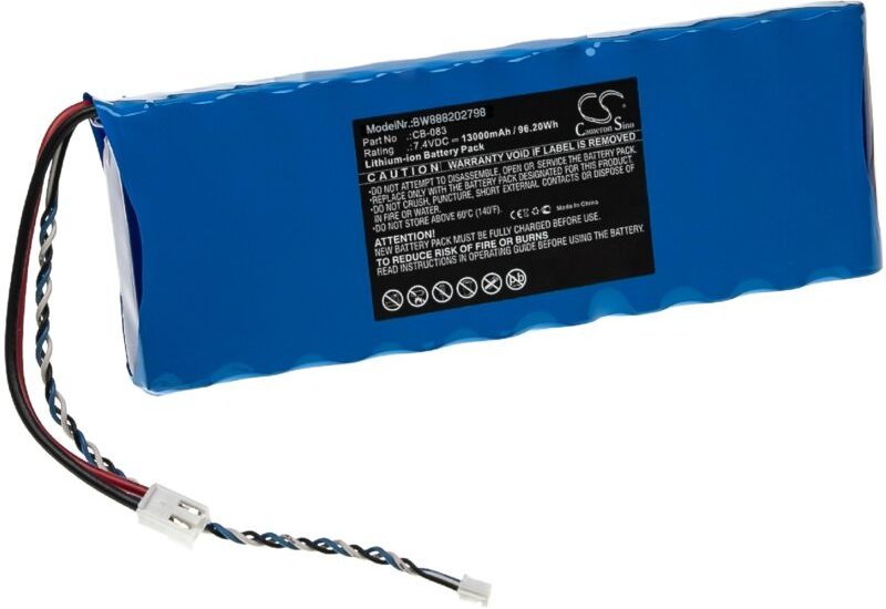 Vhbw - Akku kompatibel mit Promax hd Ranger Messgerät (13000mAh, 7,4V, Li-Ion)