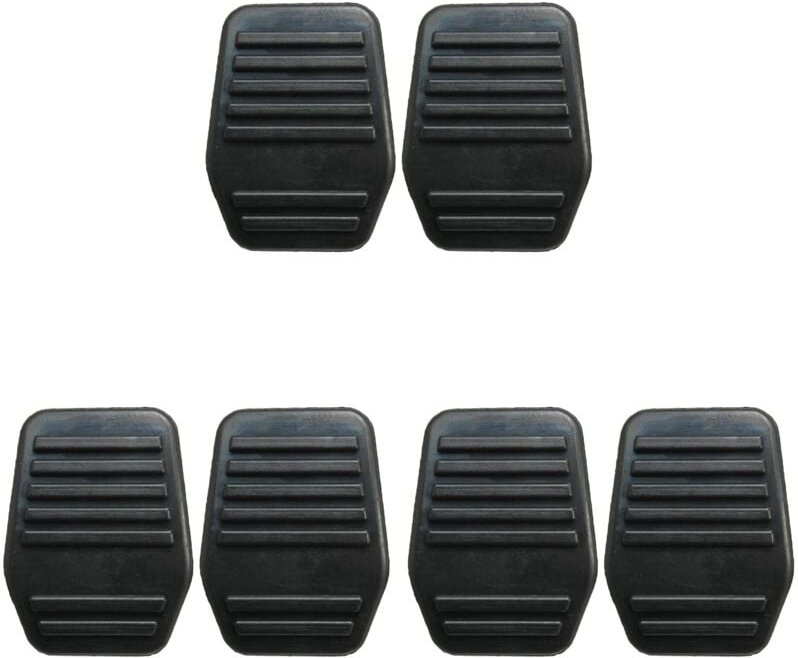 Tlily - 6X Neue Pedal Pads Gummi Abdeckung für Transit Mk6 Mk7 2000-2014 6789917