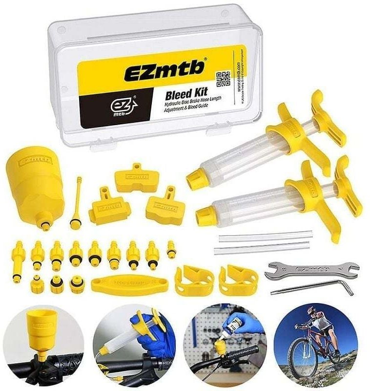 Tonchean - Fahrradbremsen-Entlüftungsset, Mineralöl-Set für hydraulische Scheibenbremsen für die Serien Shimano, Magura,...