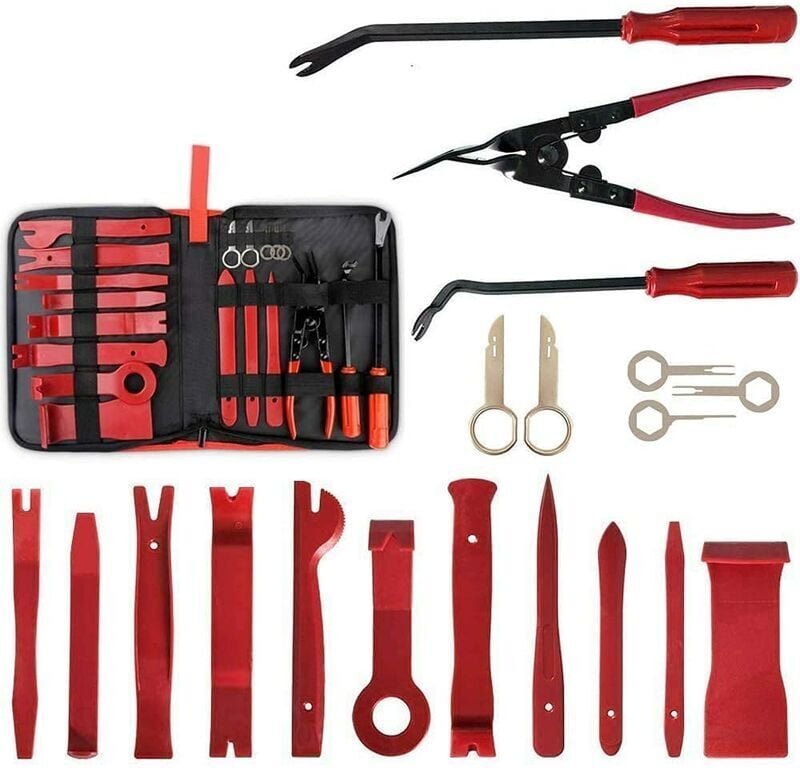 Linghhang - 19-teiliges Universal-Auto-Trimm-Entfernungswerkzeug-Kit Autotür-Panel-Dashboard-Entfernungswerkzeug