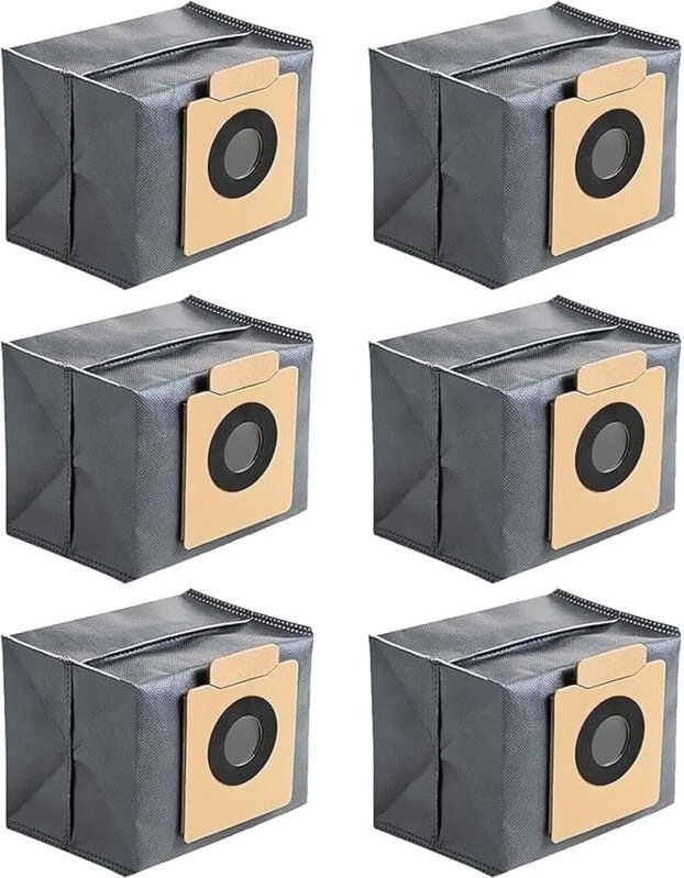 Anwendbare 6-teilige Staubbeutel für Eufy Clean X8 Pro, X10 Pro Omni Staubsaugerzubehör, Ersatzteile für Staubbeutel mit...