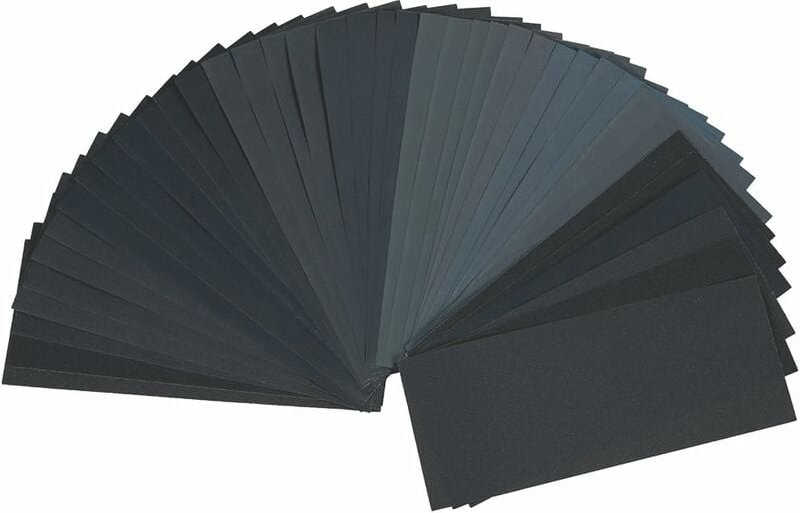 40 Stück Schleifpapier mit extra feiner Körnung, Güteklasse 320/400/600/800/1000/1200/1500/2000/2500/3000