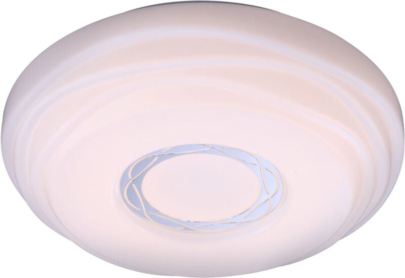 Deckenlampe Wohnzimmerleuchte Esszimmerlampe Küchenleuchte Schlafzimmerlampe, Metall Acryl weiß, LED 15W 1240 Lumen 3000...