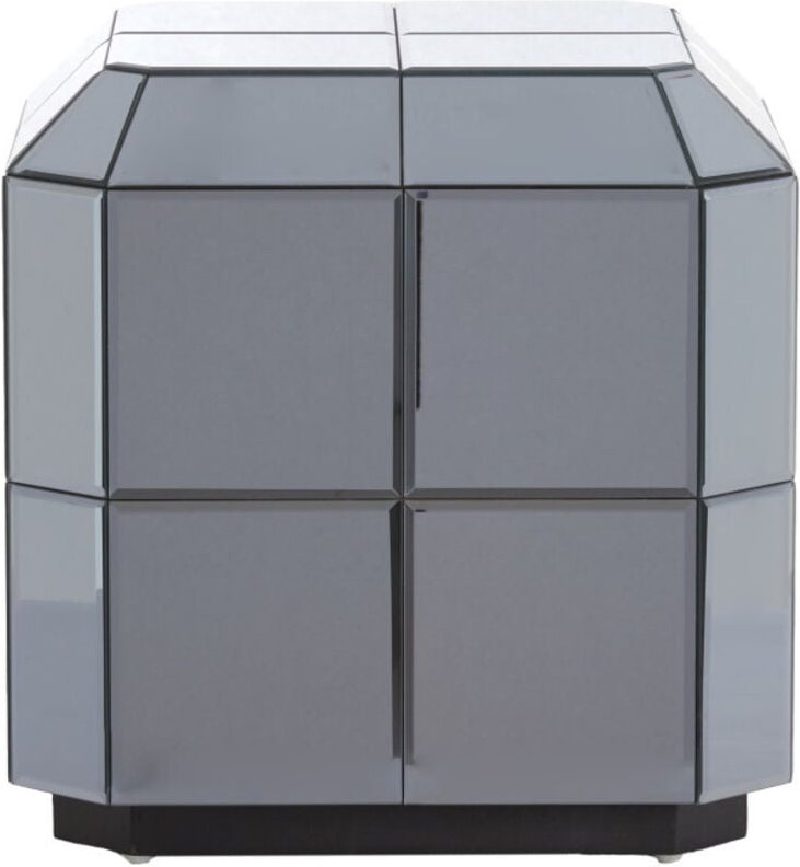 Light & Living Säule LUCIANO in Rauchgrau – 40x40x40 cm