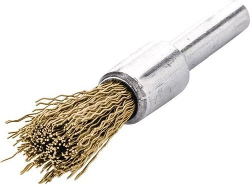 Rundbürste D.23mm Drahtstärke 0,20mm MS gewellt 18000min-¹ 10