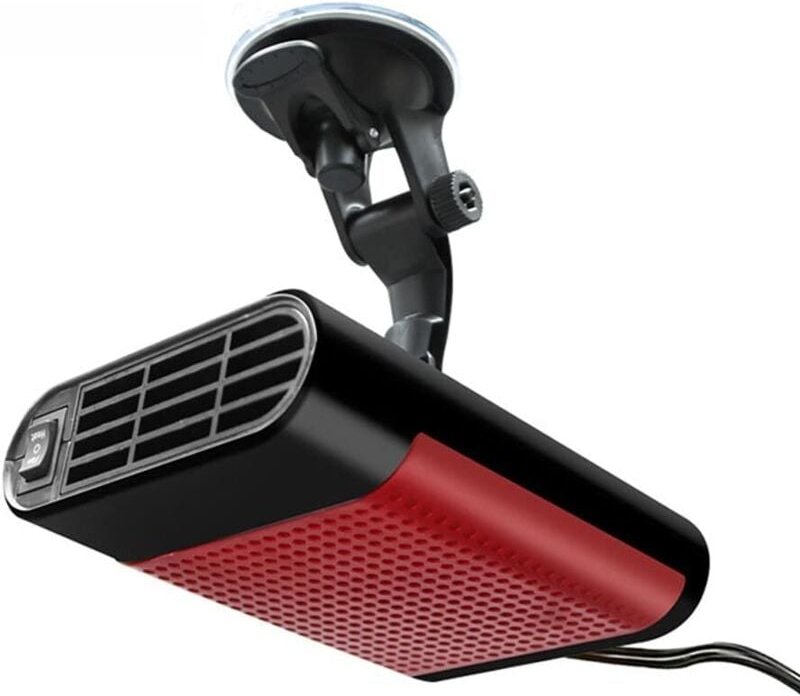 Aiperq - Auto-Defroster-Demister für Windschutzscheibe, 12 v, Autoheizung, 360° drehbar, 150 w, tragbarer Auto-Ventilato...