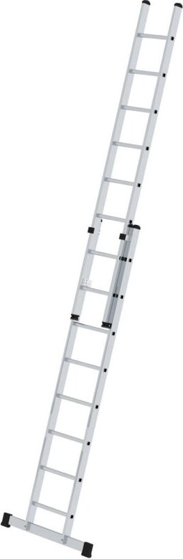 Günzburger Steigtechnik - Sprossen-Schiebeleiter 2tlg. mit Standard-Traverse 2 x 8 Sprossen - 020808