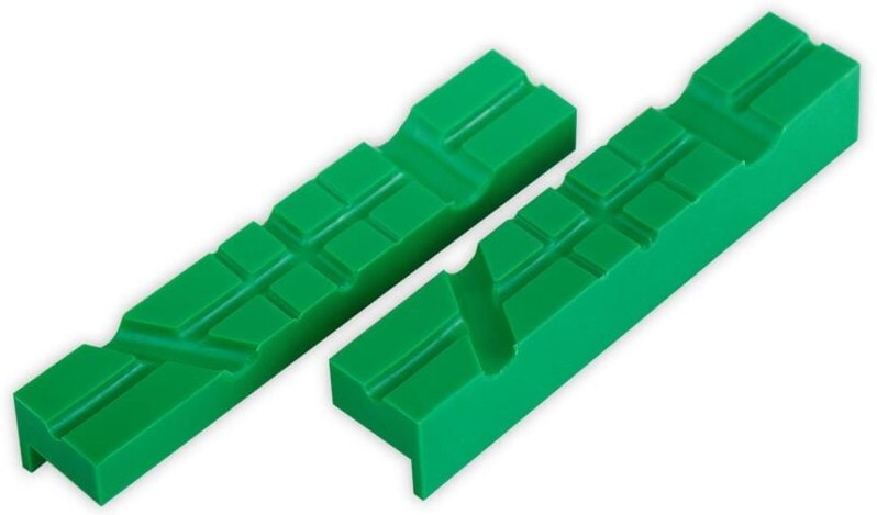 2 Stück Schraubstockbacken Schraubstockbacken Schutzbacken für Schraubstöcke mit Magneten Breite 150 mm