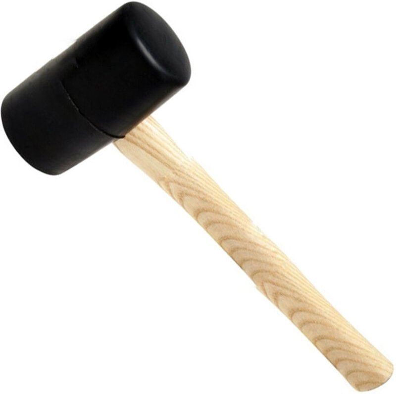 Trade Shop - martello mazzuolo in gomma aus 500G mit manic in legno für admacturierung -