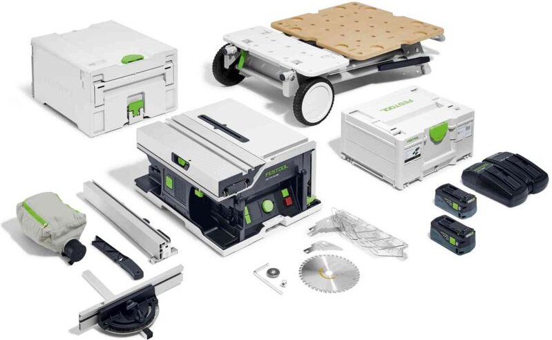Festool - Akku-Tischkreissäge csc sys 50 EBI-Set Energie-Set & Untergestell