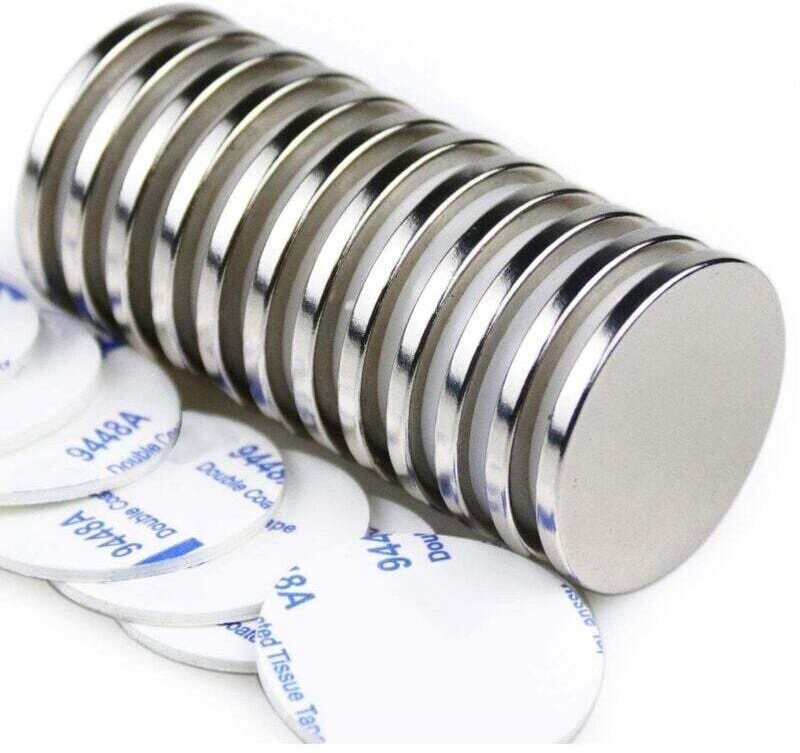 Extrem leistungsstarke Neodym-Scheibenmagnete, starke Seltenerdmagnete – 30 x 3 cm, 12 Stück
